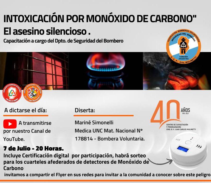 Seguridad del Bombero: Intoxicaci�n por Mon�xido de Carbono