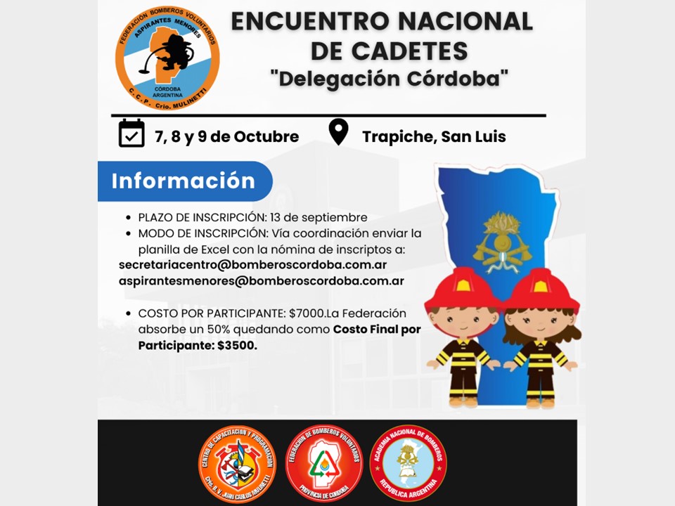 16� Encuentro Nacional de Cadetes en San Luis