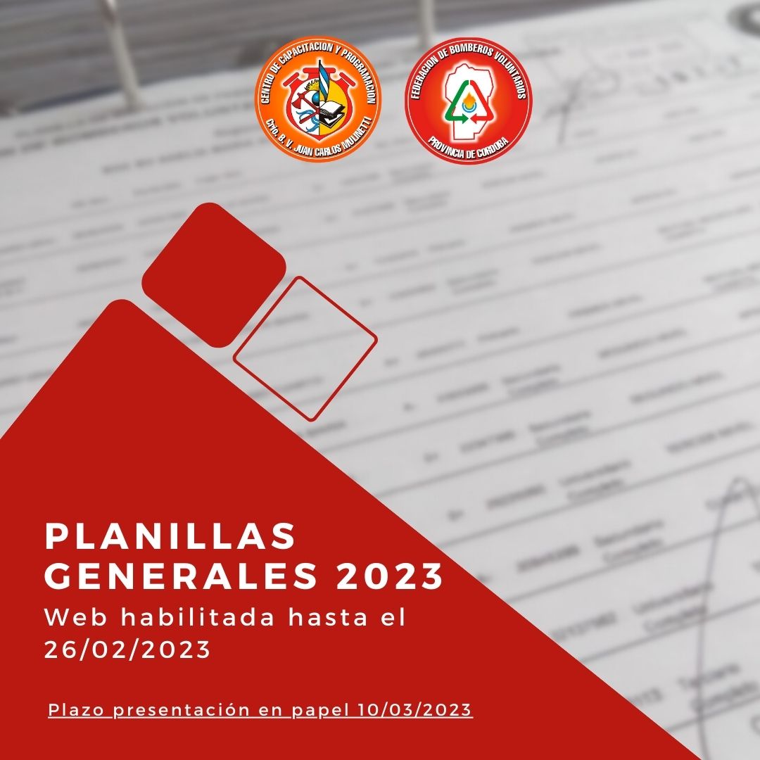 Planillas de Personal, Herramientas, Intervenciones y Comisi�n Directiva