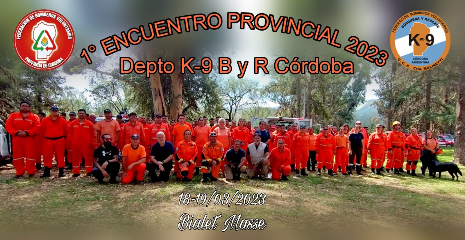 Departamento B�squeda y Rescate K9: Primer Encuentro Provincial 2023