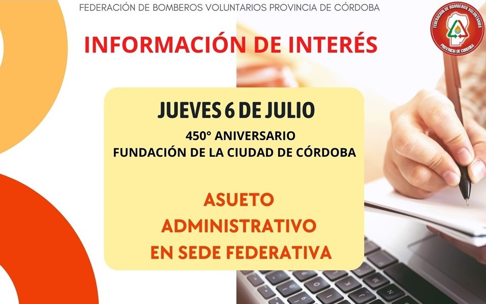 6 de Julio: Asueto Administrativo en sede Federativa