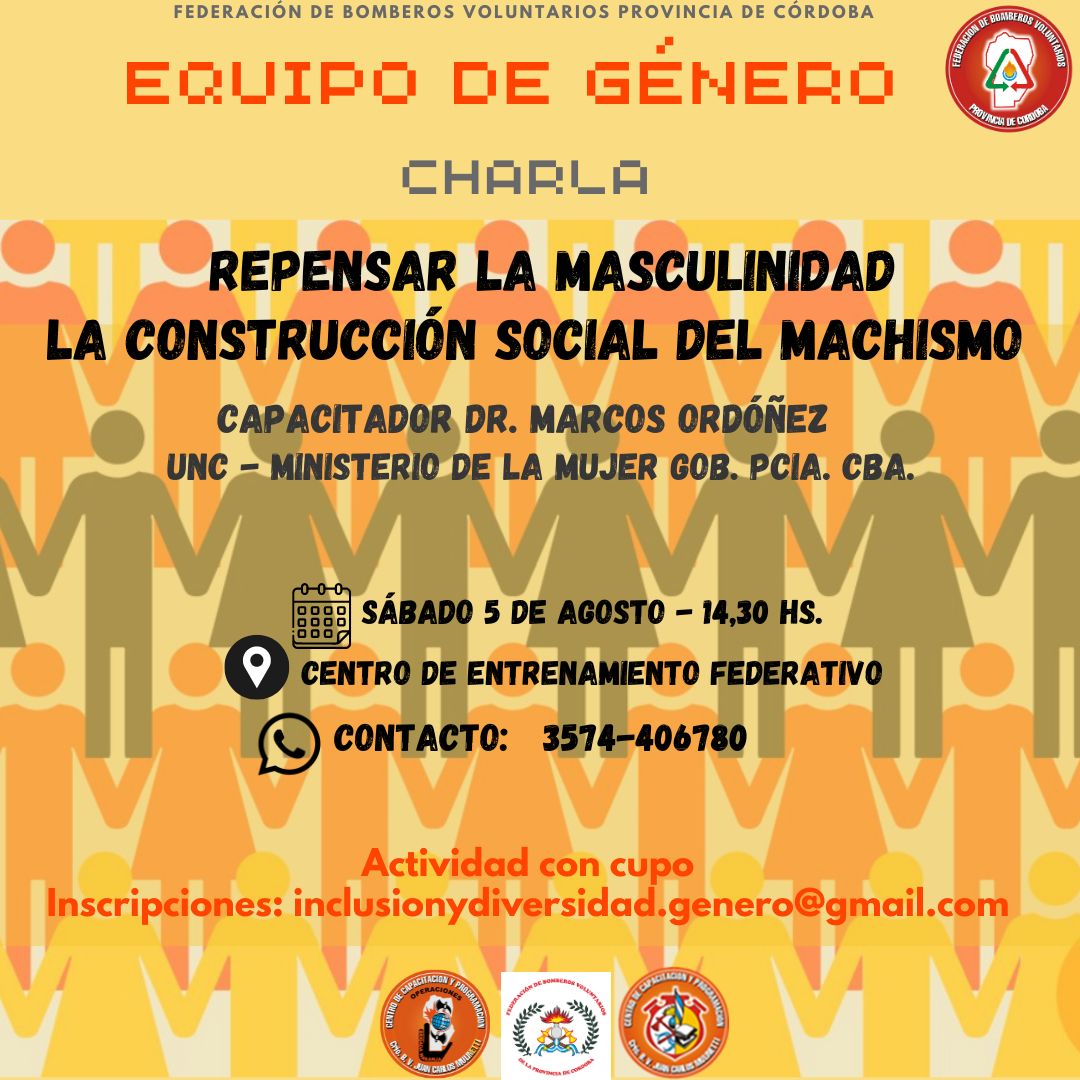 Equipo de G�nero FBVPC: Invitaci�n a la Charla 