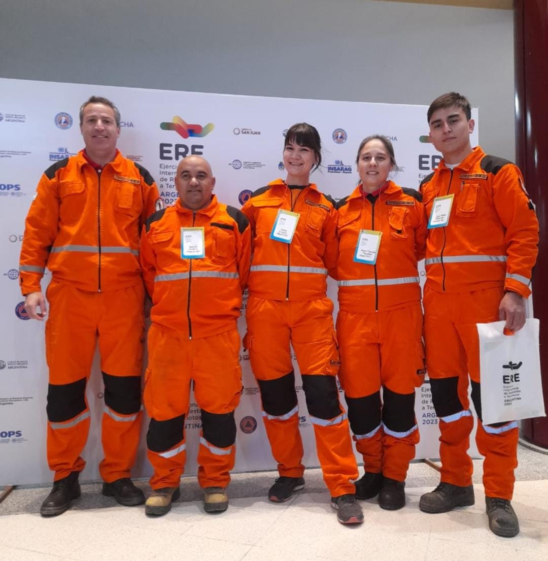 El Equipo Federativo USAR ARG 10 participa del ERE en San Juan