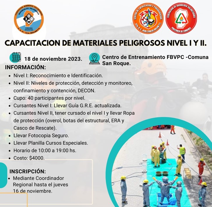 Materiales Peligrosos: Capacitaci�n para los Niveles I y II