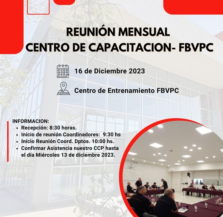 �ltima Reuni�n 2023 del Centro de Capacitaci�n y Programaci�n