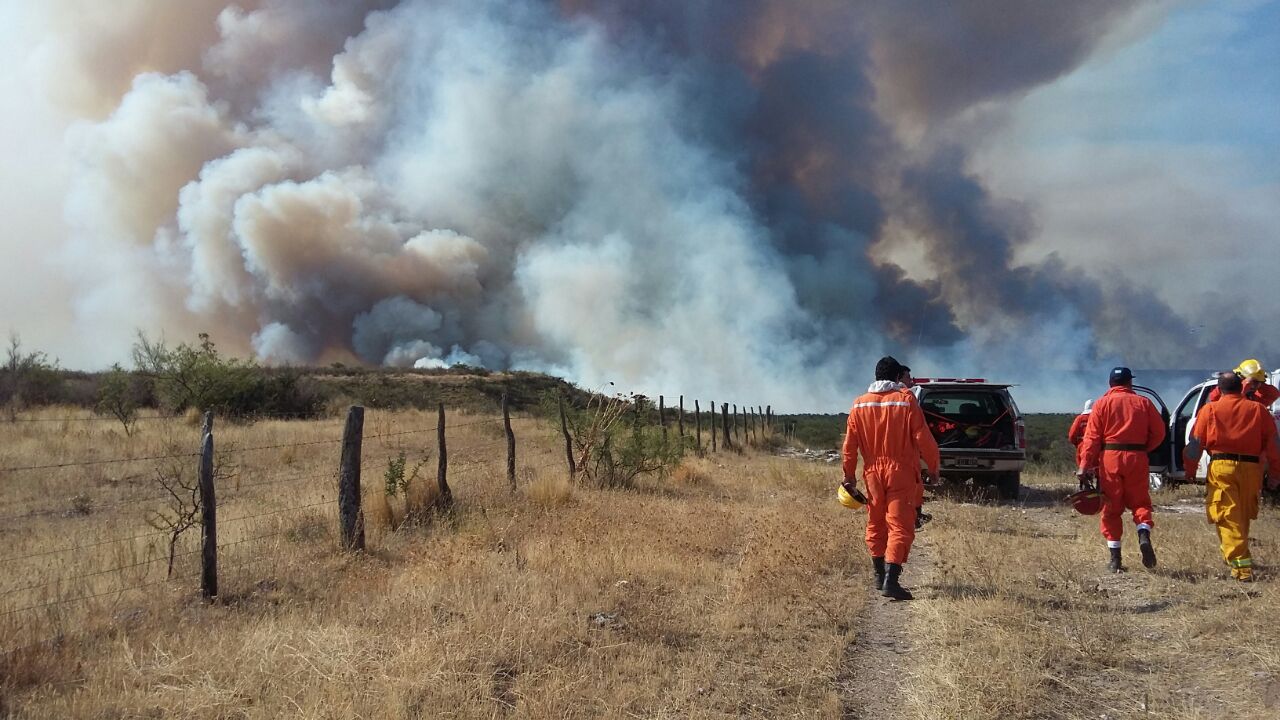 La Federación prestó asistencia en los nuevos incendios de La Pampa