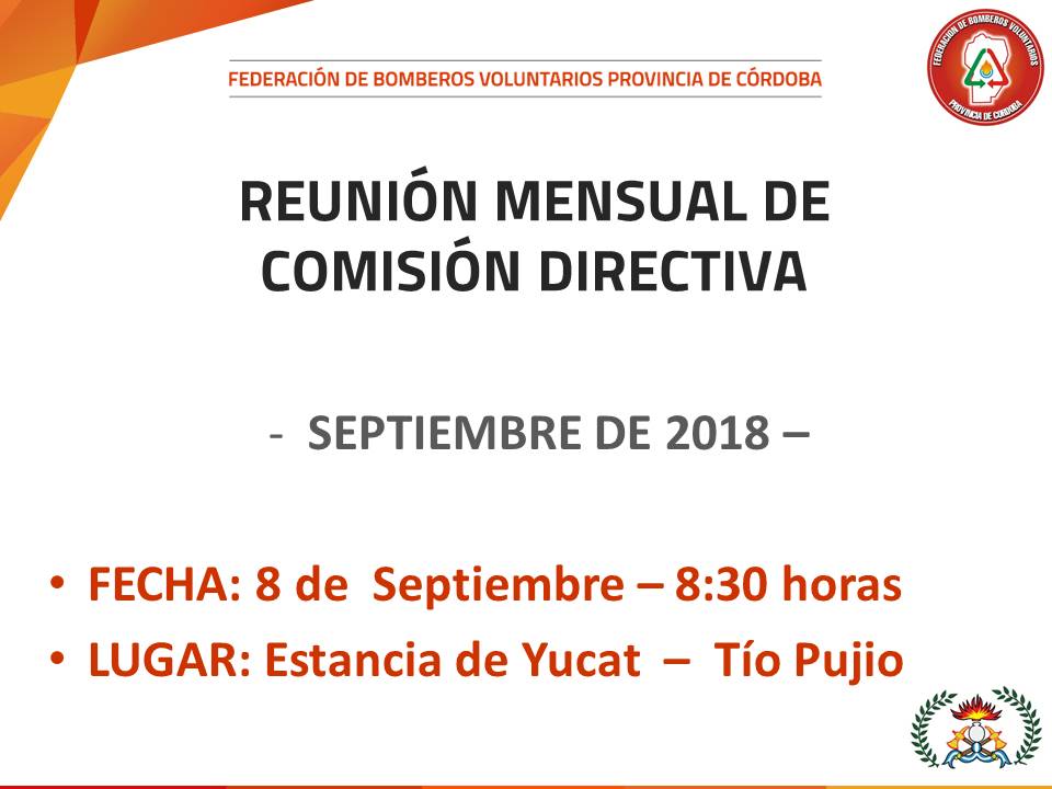 Reunión Mensual de Comisión Directiva